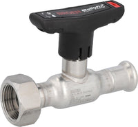 Robinet à boisseau sphérique à sertir en acier inox