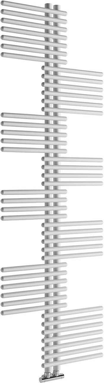Radiateur sèche-serviettes Verona avec raccord central, blanc RAL 9016