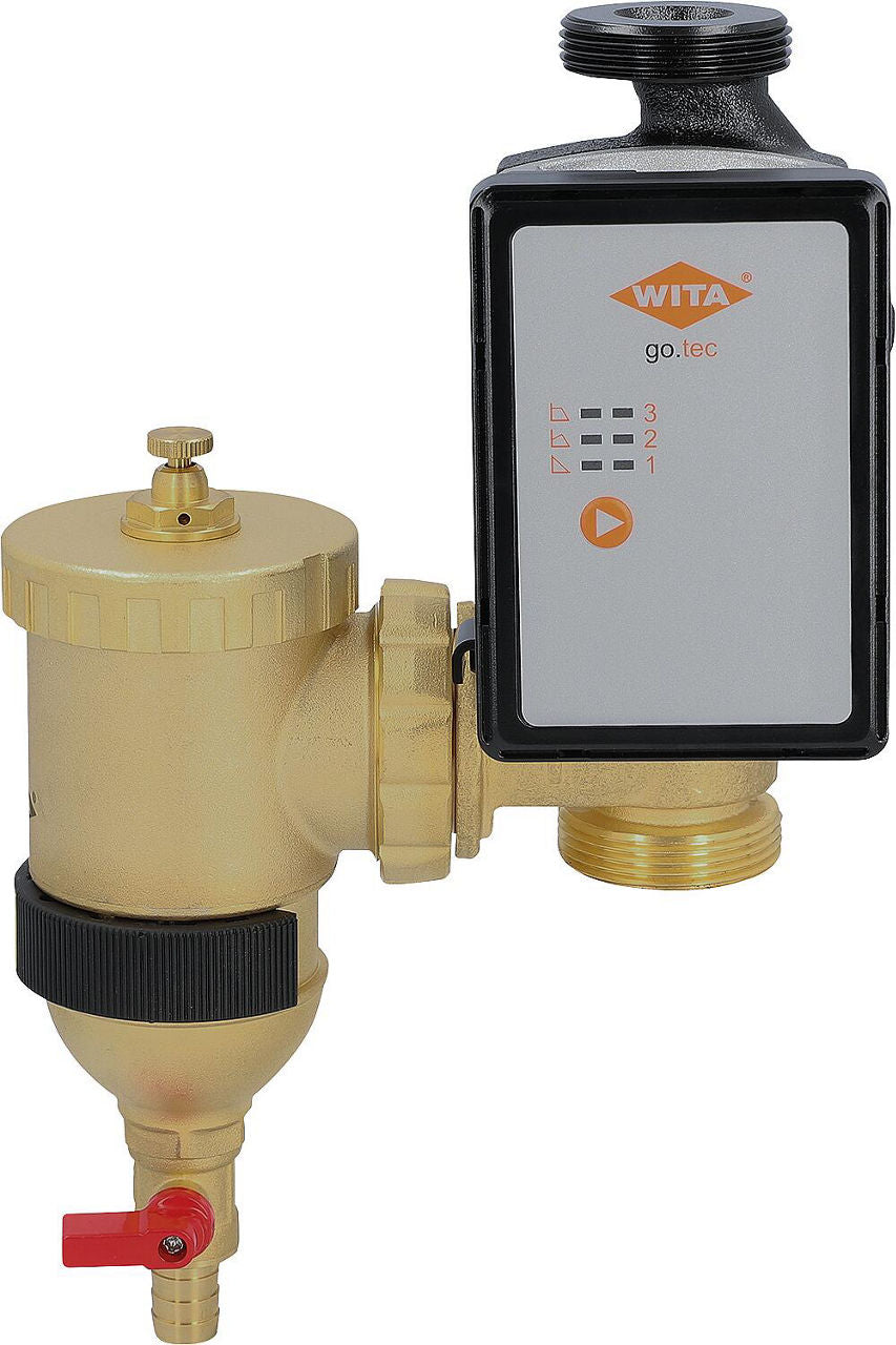 Circulateurs de chauffage-séparateur de boue 40/60, kit d'optimisation du chauffage 180mm de Longueur