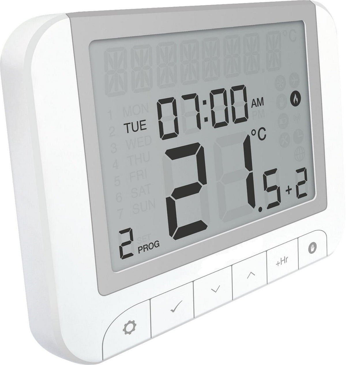 Thermostat d'ambiance sans fil digital programmable WBRT520TX+