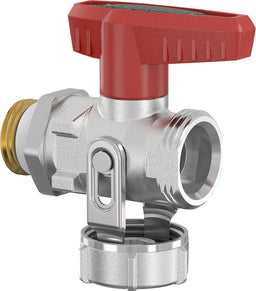 Robinet de vidange KFE à boisseau sphérique Flamco DN15 (1/2"), passage