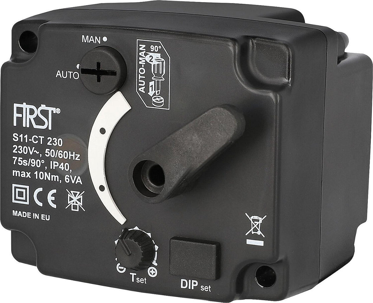 Servomoteur First S11-CT avec régulateur à valeur fixe, 230 V, pour vanne de mélange 3 et 4 voies DN 15 à DN 50