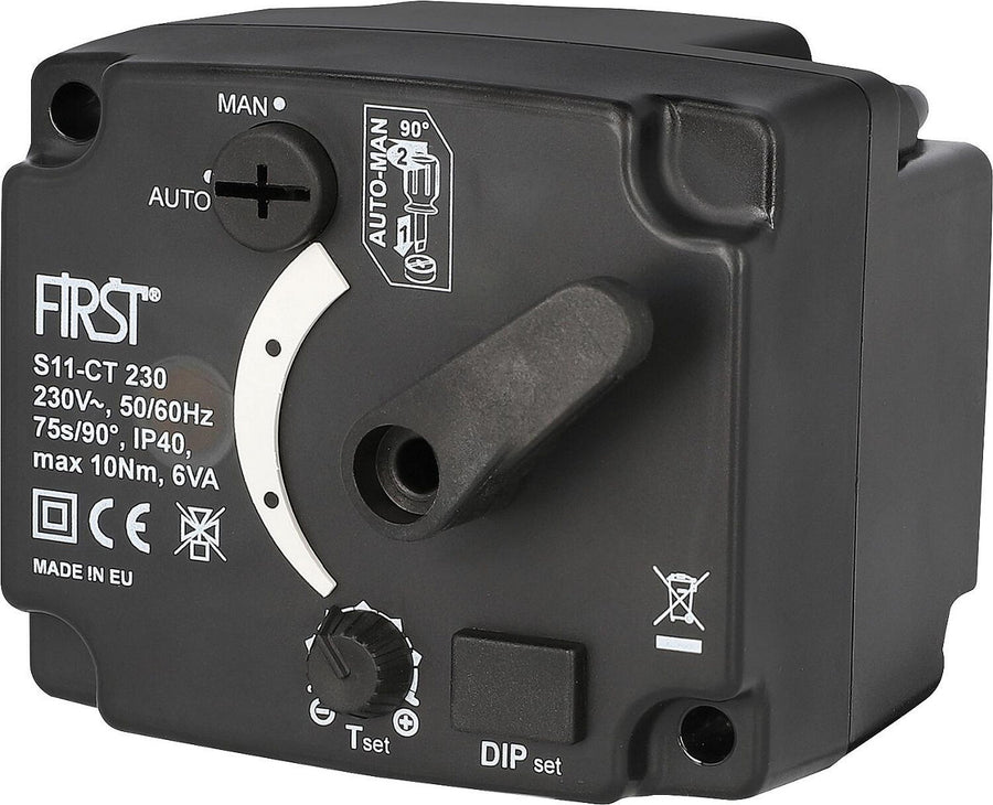 Servomoteur First S11-CT avec régulateur à valeur fixe, 230 V, pour vanne de mélange 3 et 4 voies DN 15 à DN 50