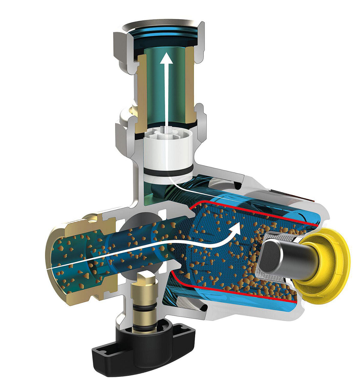 Séparateur de magnétite et désemboueur Dirstop Mini DN 20 (3/4") Mâle