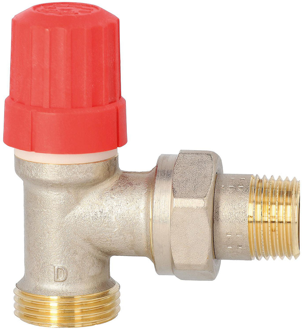 Corps de vanne thermostatique Danfoss RA-N 15 DN 15 (1/2") × eurocône DN 20 (3/4") équerre, mâle