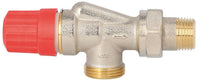 Corps de vanne thermostatique Danfoss RA-N 15 DN 15 (1/2") × eurocône DN 20 (3/4") axial, mâle