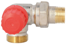 Corps de vanne thermostatique Danfoss RA-N 15 DN 15 (1/2") × eurocône DN 20 (3/4") équerre inversée à gauche, mâle