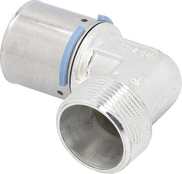 Raccord à angle S-Sertir Uponor Ø40mm-DN32 (1 1/4") filétage extérieur