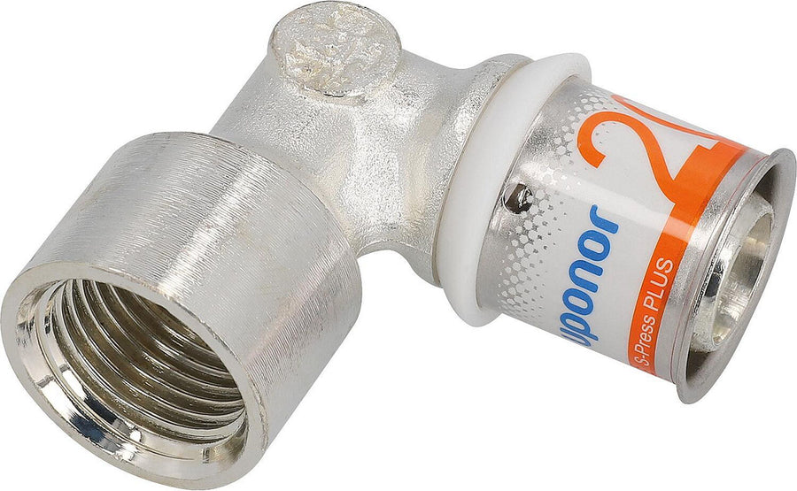 Coude à sertir S-Press PLUS Uponor avec filétage femelle