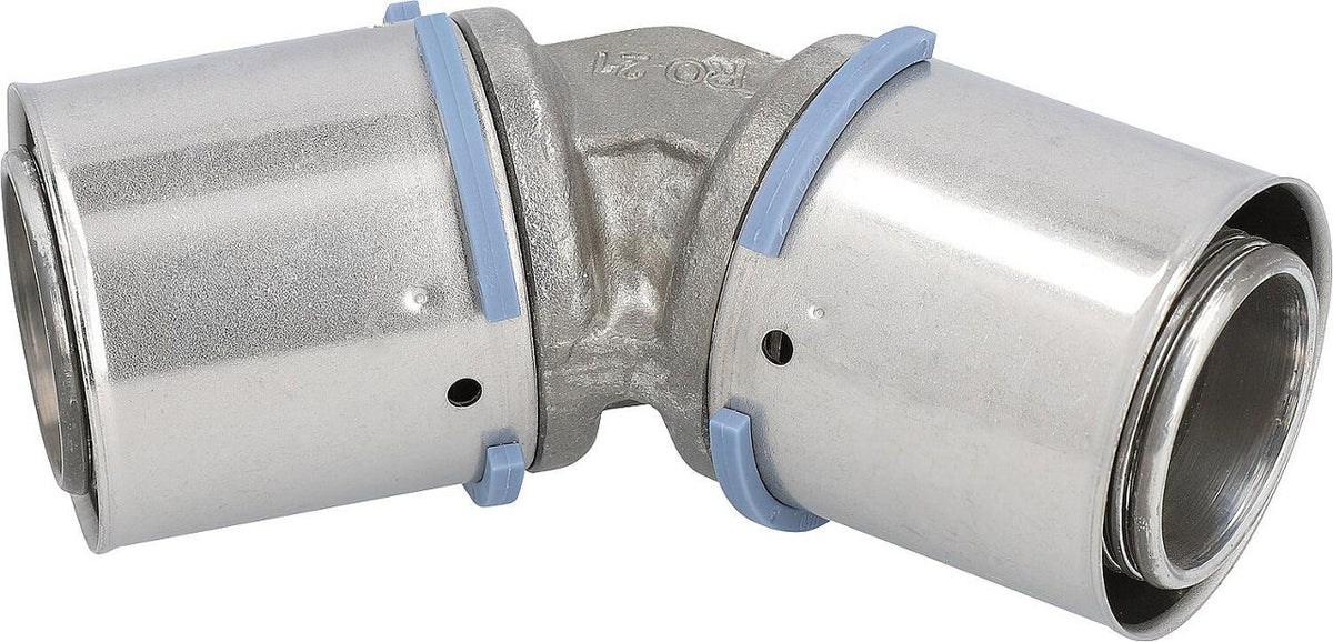 Coude à sertir S Uponor 45° Ø40 mm