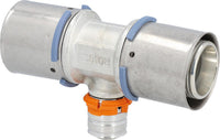 Té inégal à sertir Uponor S-Press avec réduction médiane Ø20-40 mm