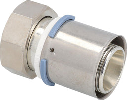 Raccord de transition S-Press Uponor à joint plat avec filétage femelle