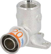 Coude mural S-Press PLUS Uponor L avec filétage femelle