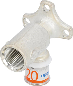 Coude mural S-Press PLUS Uponor XL avec filétage femelle
