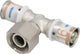 Pièce en T SK Sertir PLUS Uponor Geberit Ø16mm-DN15 (1/2")-Ø16mm FI