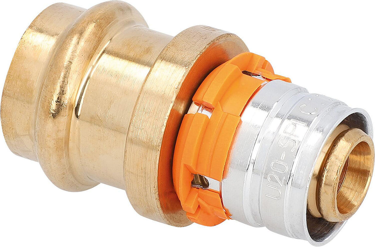 Raccord de transition S-Press Uponor sur systèmes de canalisations métalliques avec contour M Ø16-32 mm
