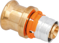 Raccord de transition S-Press Uponor sur systèmes de canalisations métalliques avec contour M Ø20-32 mm