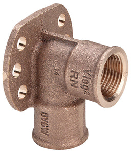 Raccord fileté bronze applique murale / coude de plafond Type 3471