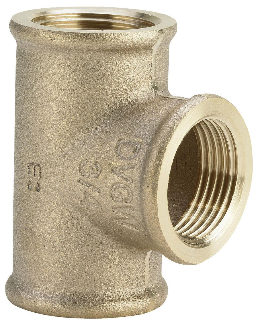Raccord fileté bronze té égal Type 3130