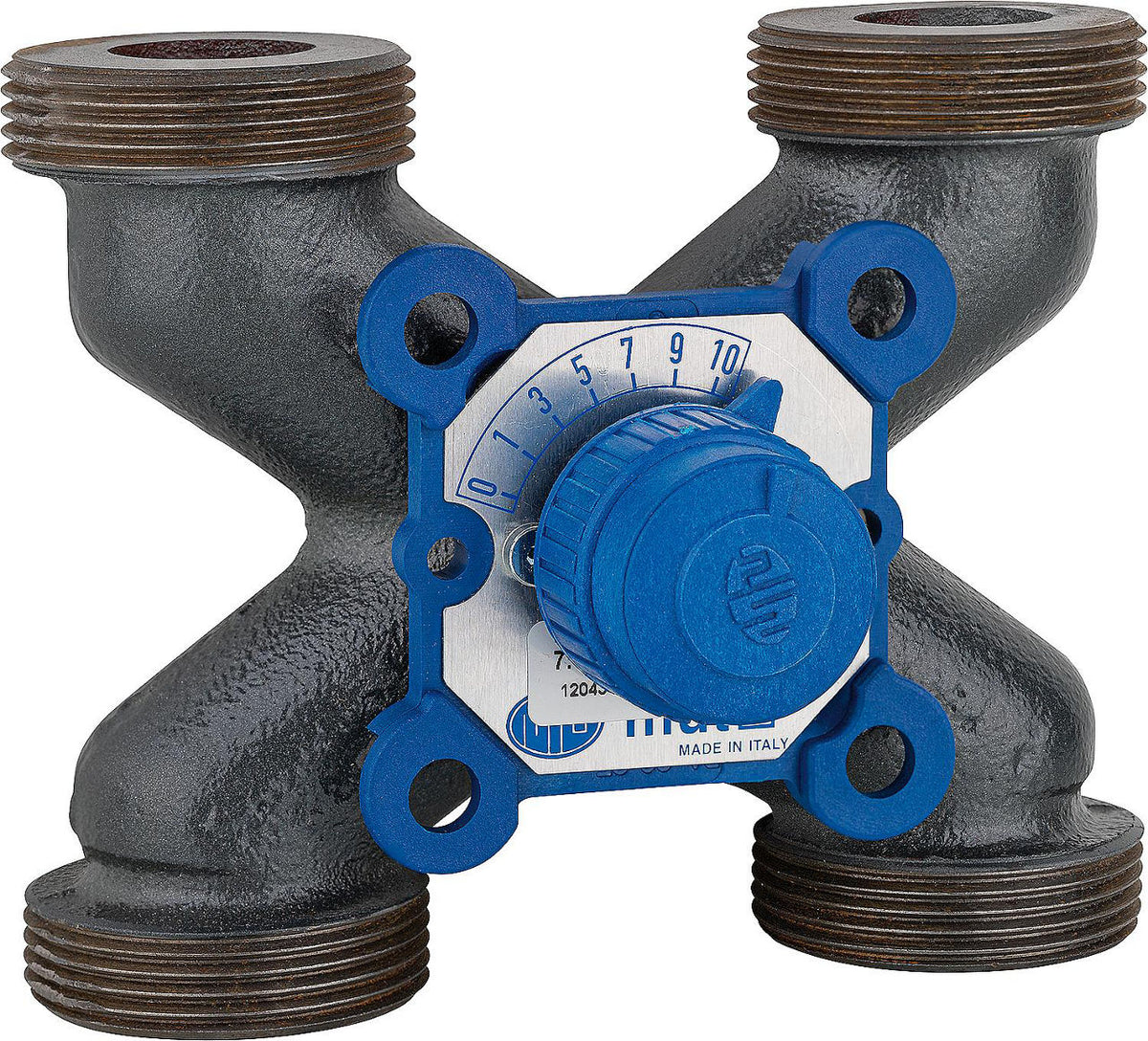 Mélangeur 4 voies MUT VMX-X / VMX-XM 90 en fonte grise, DN 40 (1 1/2"), Kvs 8