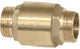 Clapet anti-retour laiton, mâle × mâle (max. 100°C)