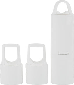 Kit de fixation séparateur de pièce pour radiateur sèche-serviettes Jessica, blanc RAL 9016