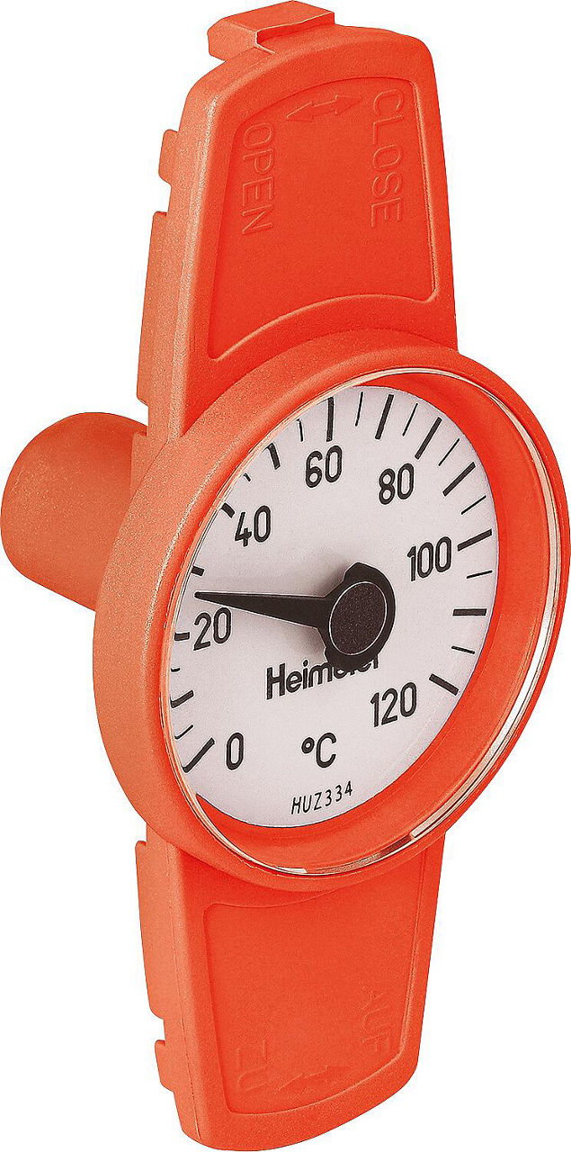Thermomètre pour vanne à boisseau sphérique de pompe Globo