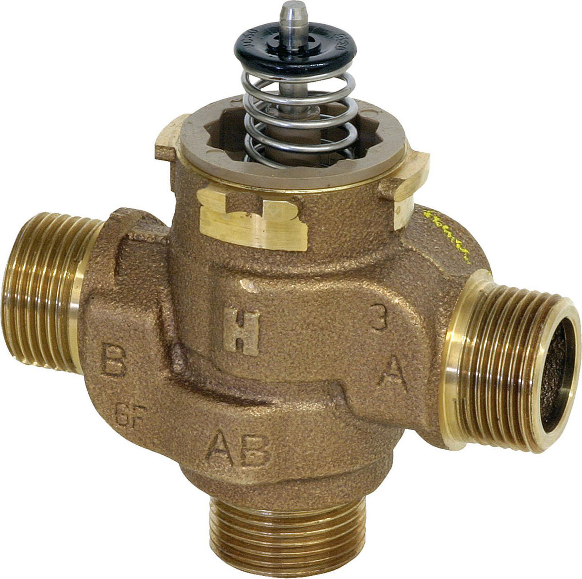 Vanne de commutation 3 voies Honeywell série VC, bronze PN 20
