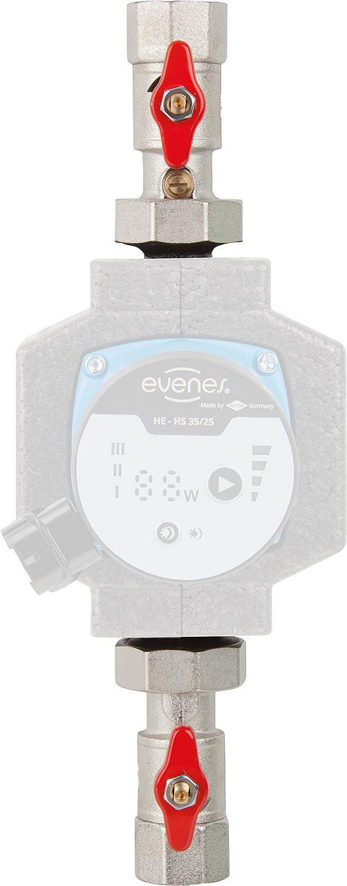 Kit de départ Easyflow type 10 avec clapet anti-thermosiphon, sans thermomètre ni isolation