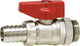 Robinet de vidange KFE à boisseau sphérique 3/4" nickelé, joint torique et contre-écrou