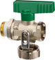 Robinet de vidange KFE à boisseau sphérique simplex eau potable DN15 (1/2"), 10 bar
