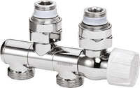 Garniture de vanne VarioCon DN 15 (1/2") femelle chromée, avec capuchon de protection