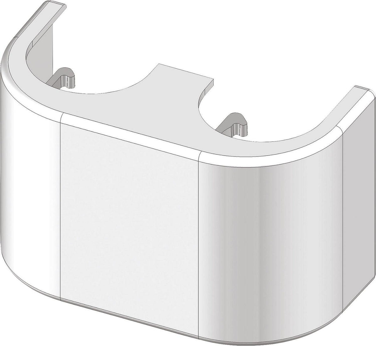 Habillage design pour bloc de robinet bitube VarioCon
