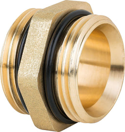 Mamelon double six pans mâle × mâle