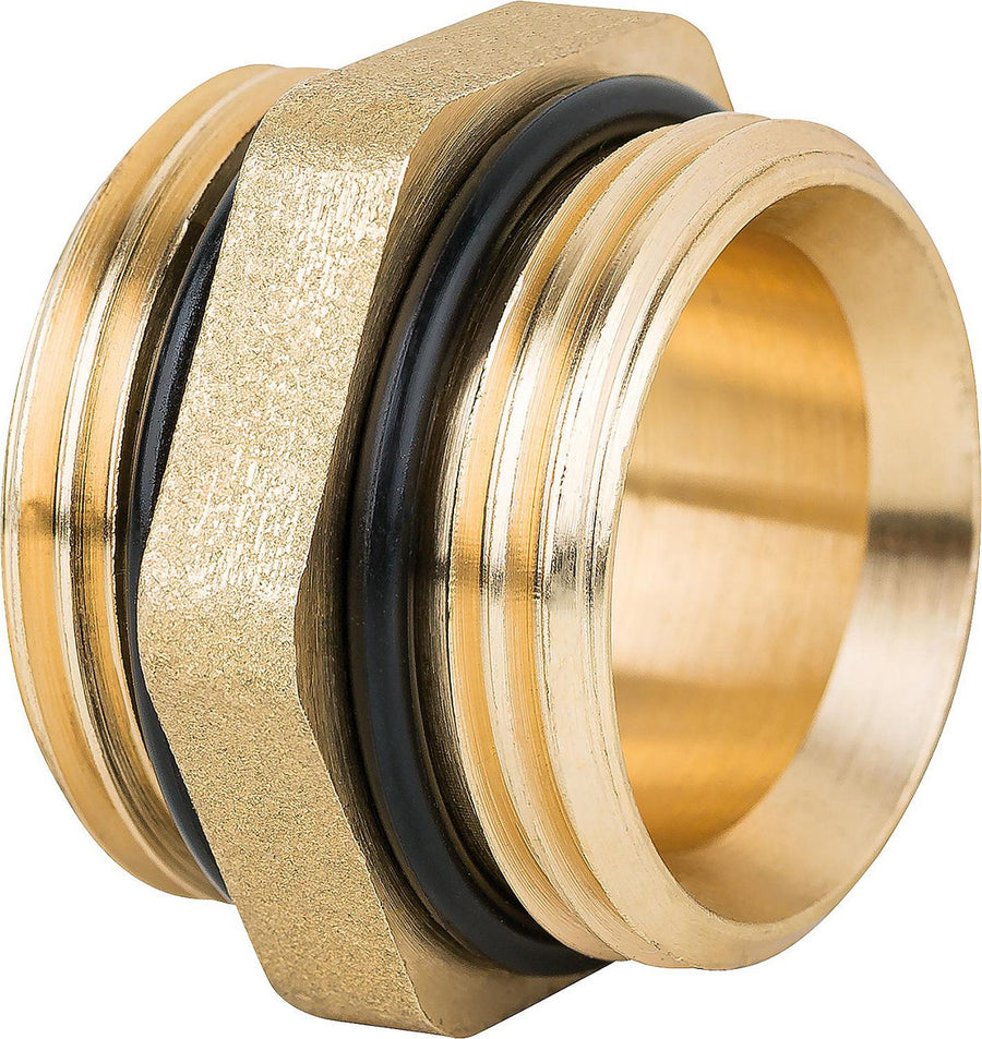 Mamelon double six pans mâle × mâle