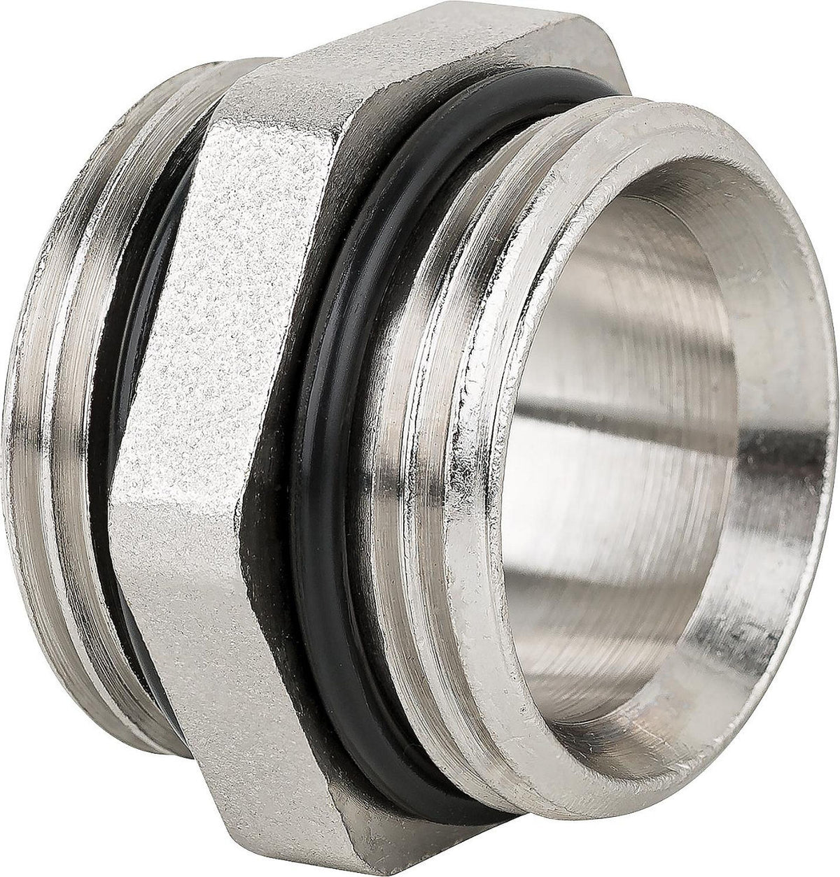 Mamelon double six pans mâle × mâle