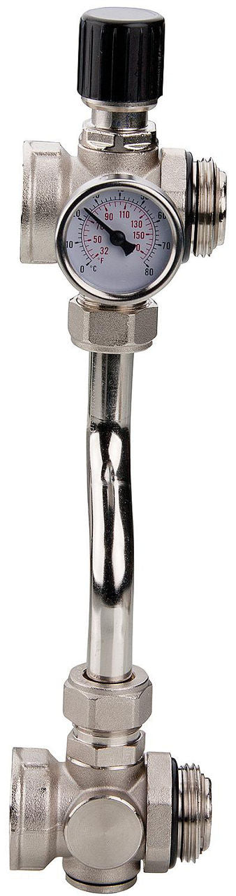 Soupape différentielle IVAR pour collecteur 1" avec manchon 1/2" 0,2-0,6 bar