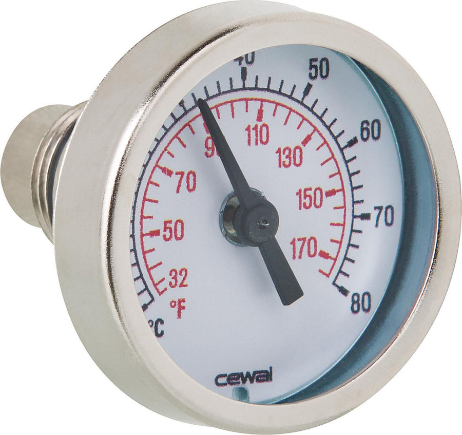 Thermomètre 0-80 °C avec fourreau
