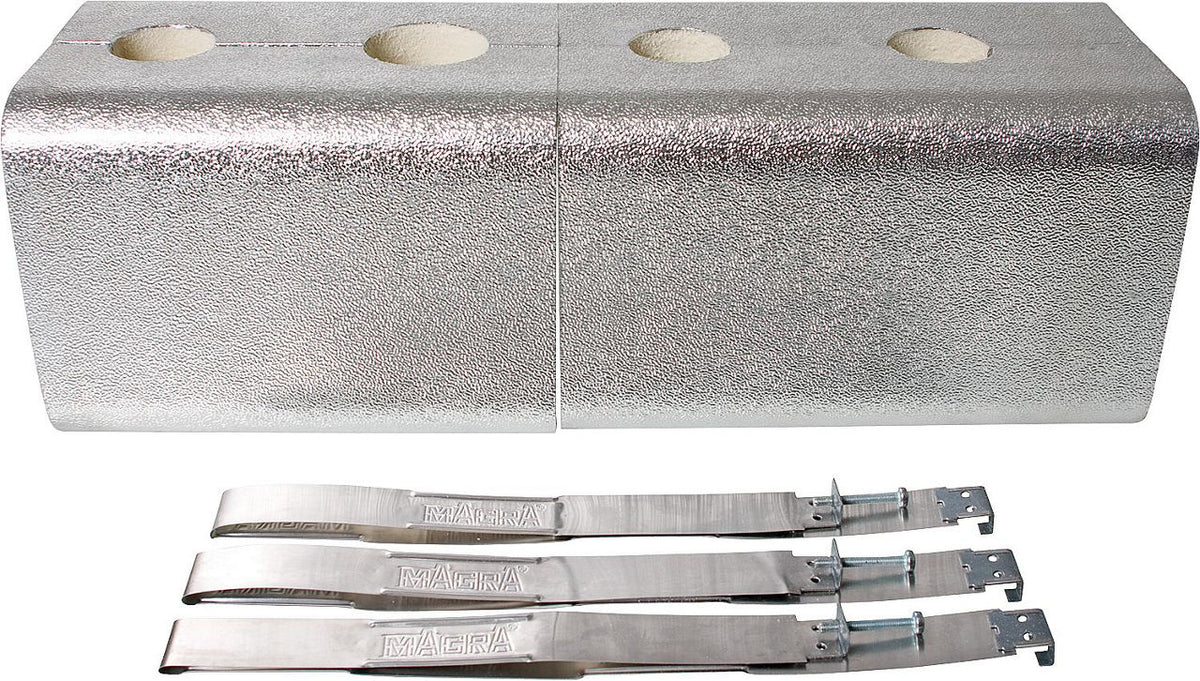 Isolation d'extrémité MAGRA avec revêtement aluminium pour collecteur type F 122-16
