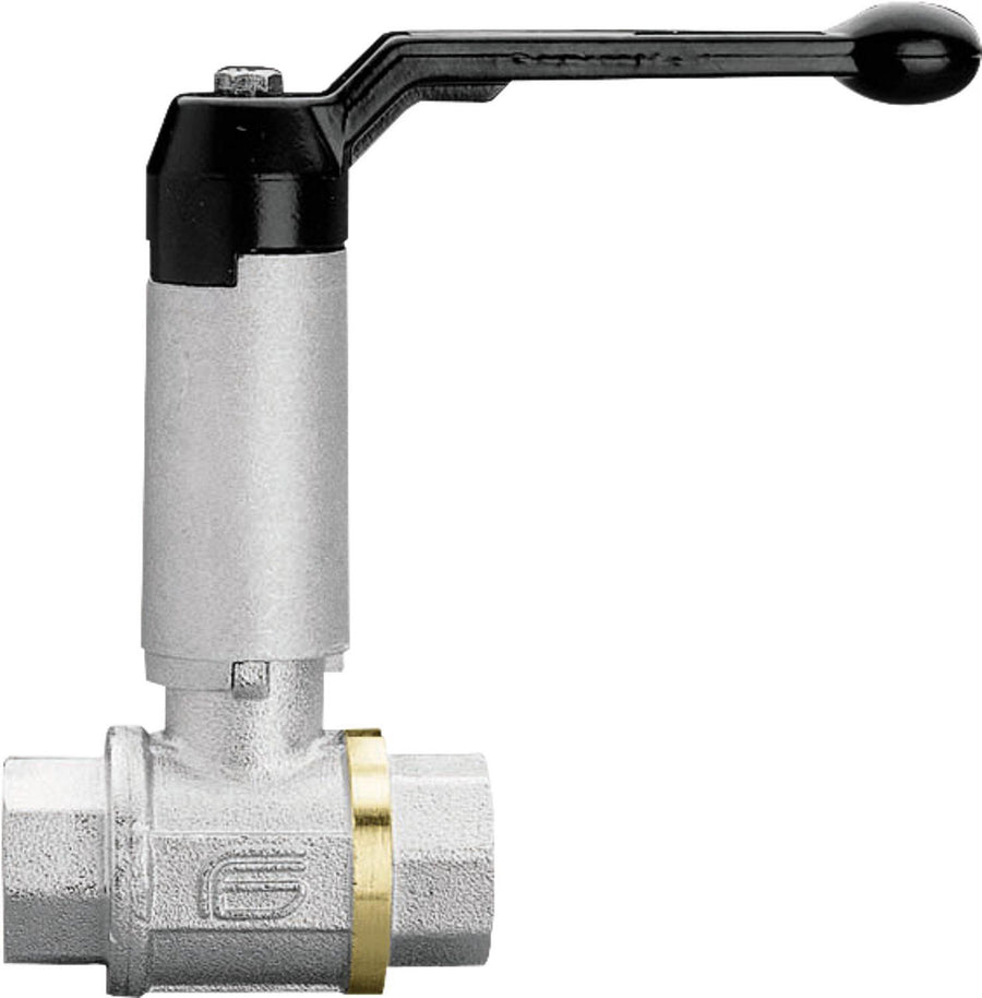Robinet à boisseau sphérique laiton Total femelle × femelle, rallonge de tige