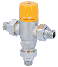 Mitigeur thermostatique solaire Caleffi 2521 réglable, 30-65 °C