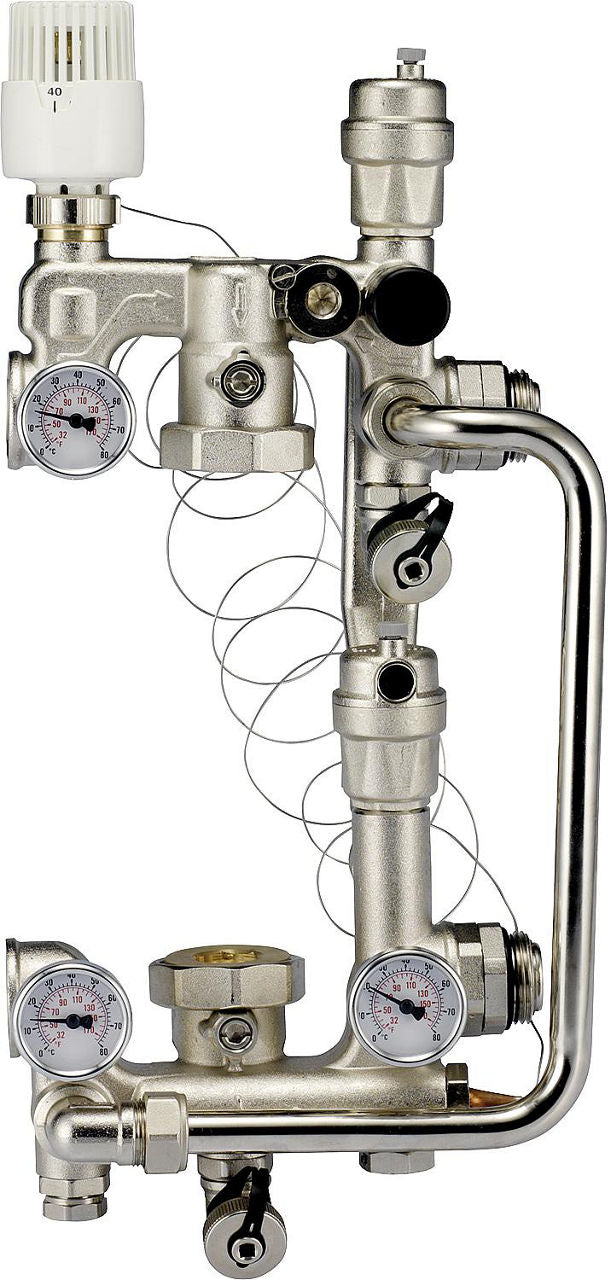 Unité de régulation IVAR Combimix DN 25 (1") avec bypass