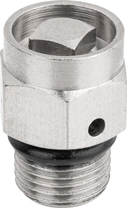 Vanne de purge DN 6 (1/8"), laiton nickelé, joint conique
