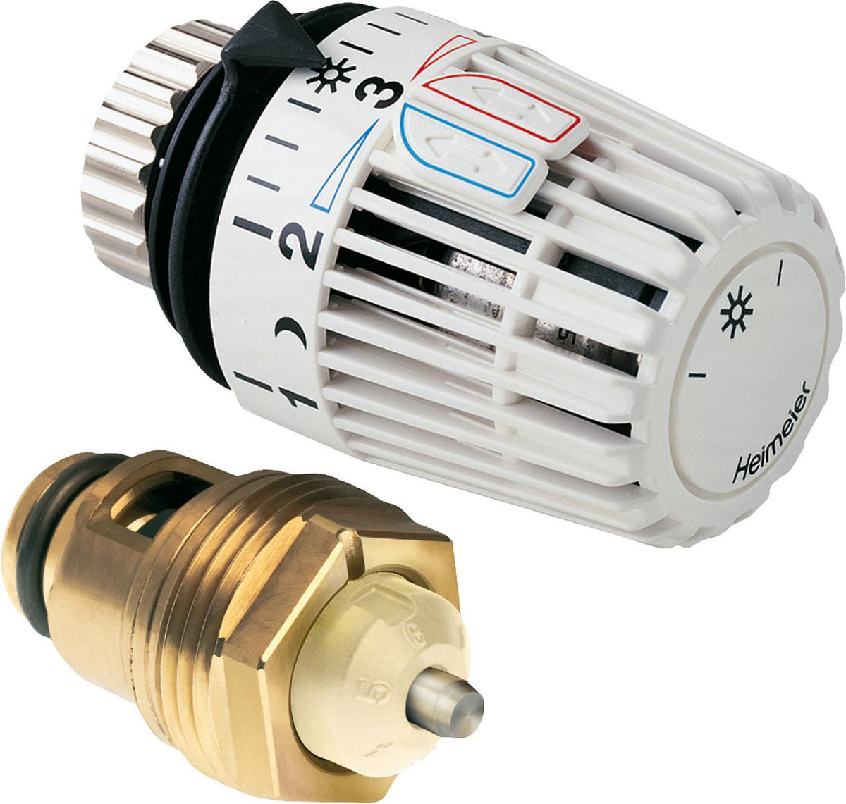 Kit de rénovation IMI Heimeier Retro S, tête thermostatique et corps de vanne