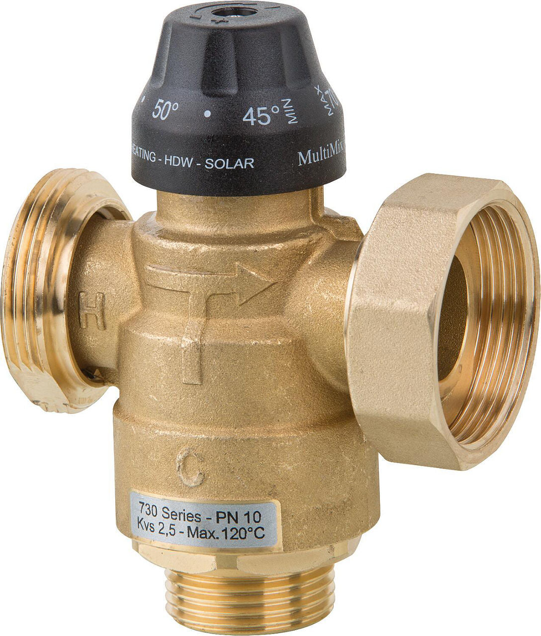 Vanne mélangeuse complète pour set de régulation à valeur fixe Easyflow DN 25