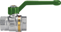 Robinet à boisseau sphérique eau potable EFFEBI femelle × femelle, poignée à levier alu