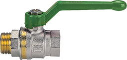 Robinet à boisseau sphérique eau potable EFFEBI femelle × mâle, poignée à levier alu