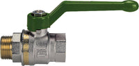 Robinet à boisseau sphérique eau potable EFFEBI femelle × mâle, poignée à levier alu
