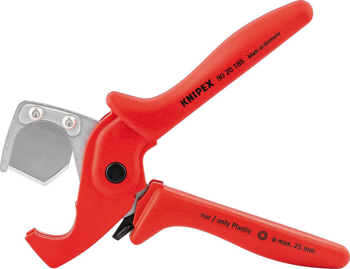 Coupe-tube KNIPEX PlastiCut® 185 mm pour tubes de protection et flexibles