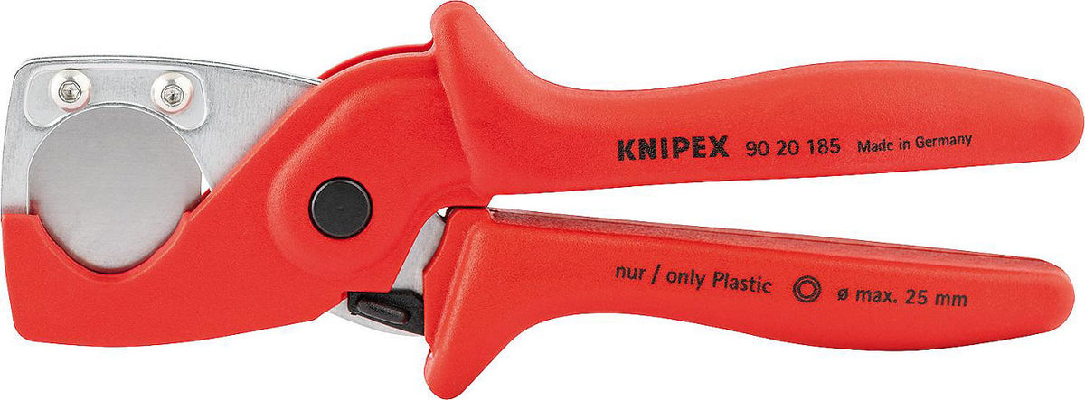 Coupe-tube KNIPEX PlastiCut® 185 mm pour tubes de protection et flexibles